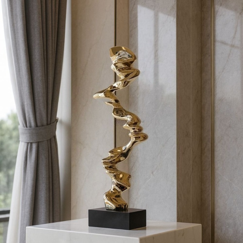 Resin Art Aesthetic - Wohnzimmer-Figuren Ästhetische Kunstskulpturen Moderne Heimdekoration Groot-Ornamente