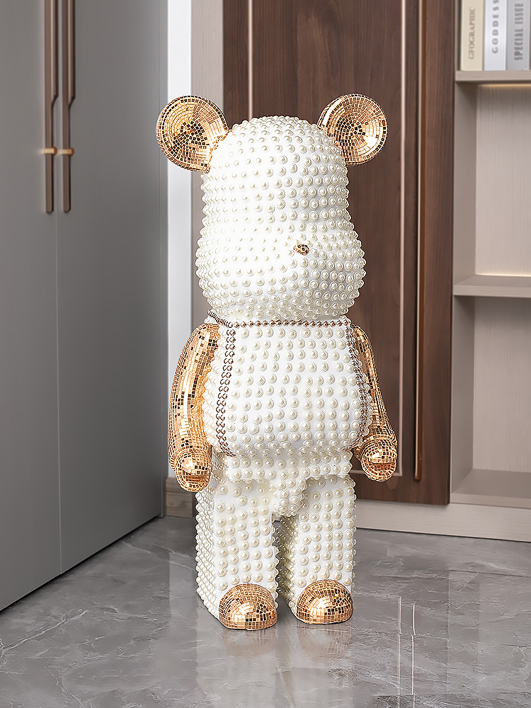 Resin Art In Floor - Cartoon Bär Ornament Home Decor Statuen