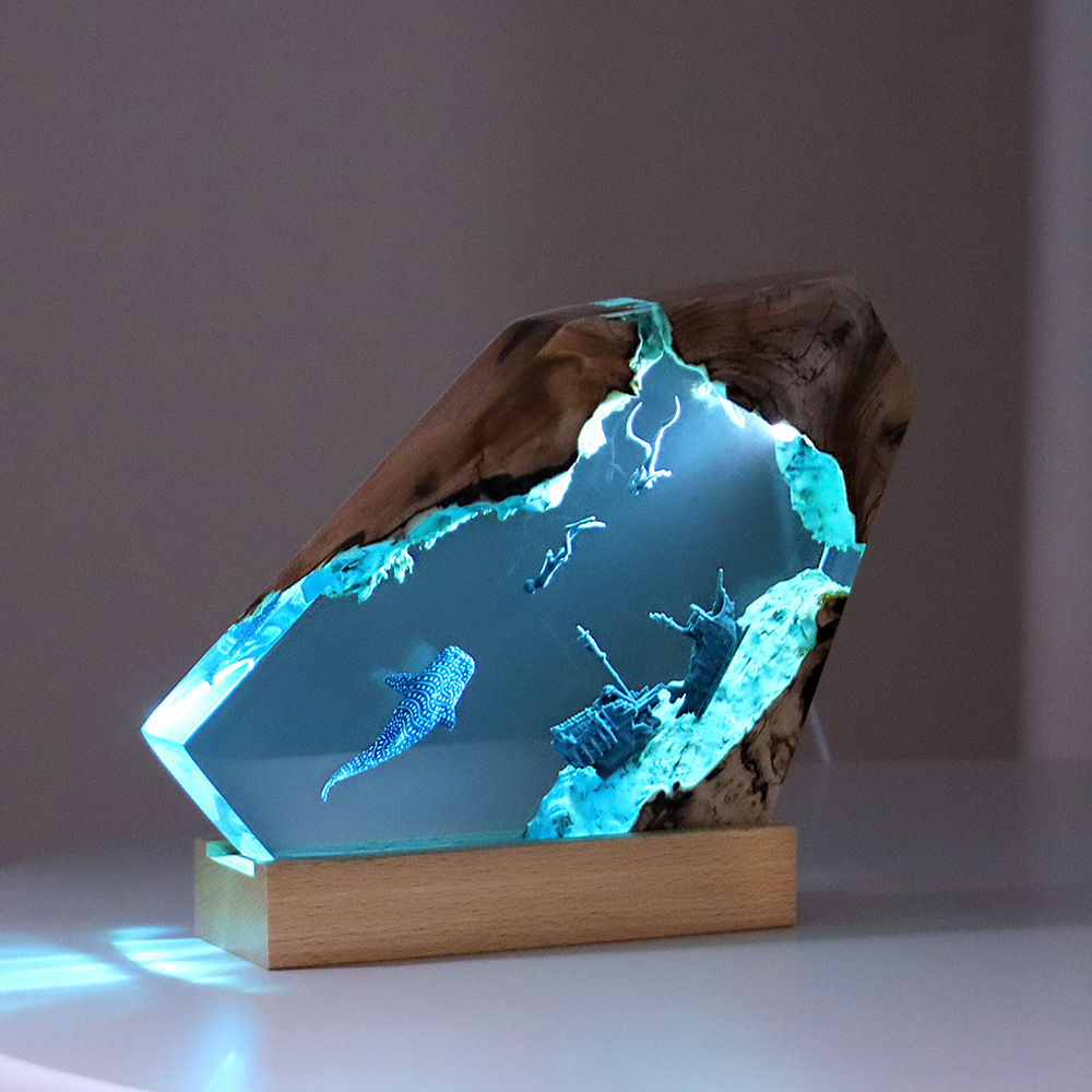 Resin Art Table Top - Neue kreative Innen Schlafzimmer Büro Tischdekoration