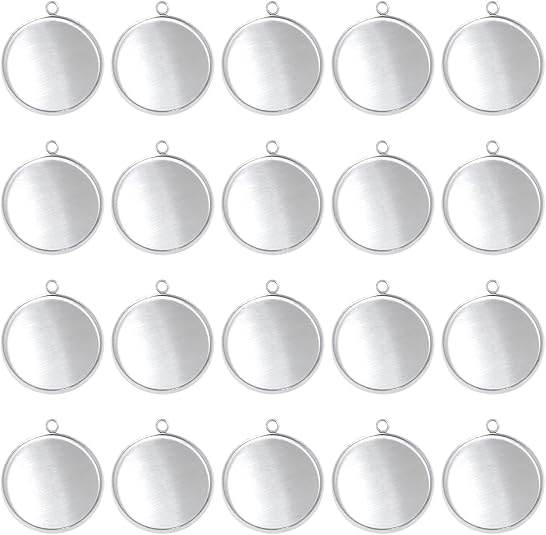 20 Stück Edelstahl-Rohlinge mi – Resin Art Earrings Bewertung und Preis