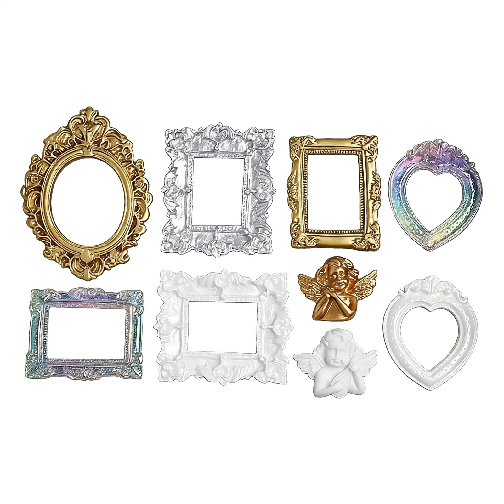 9 Stück Miniatur-Bilderrahmen, – Resin Art For Photo Frame Bewertung und Preis