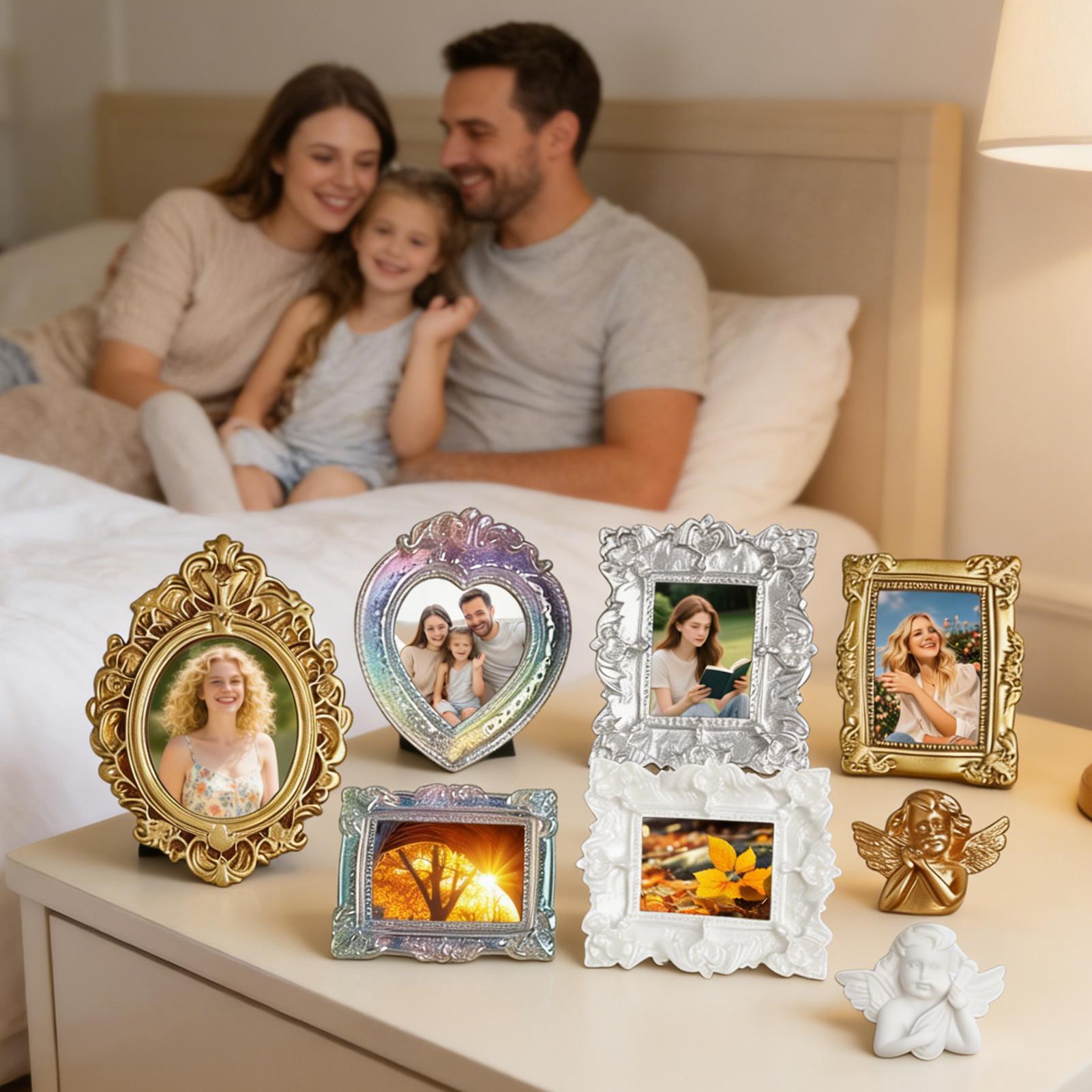 9 Stück Miniatur-Bilderrahmen, – Resin Art For Photo Frame Bewertung und Preis