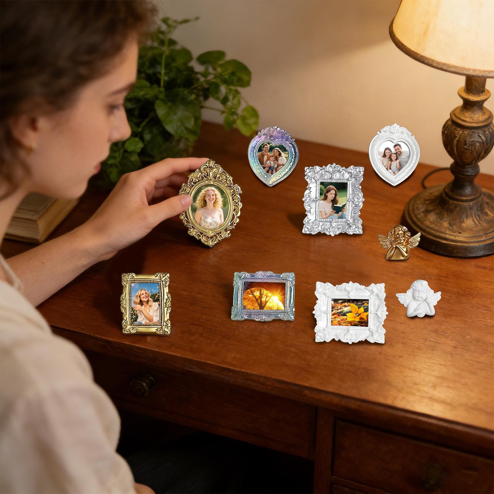 9 Stück Miniatur-Bilderrahmen, – Resin Art For Photo Frame Bewertung und Preis