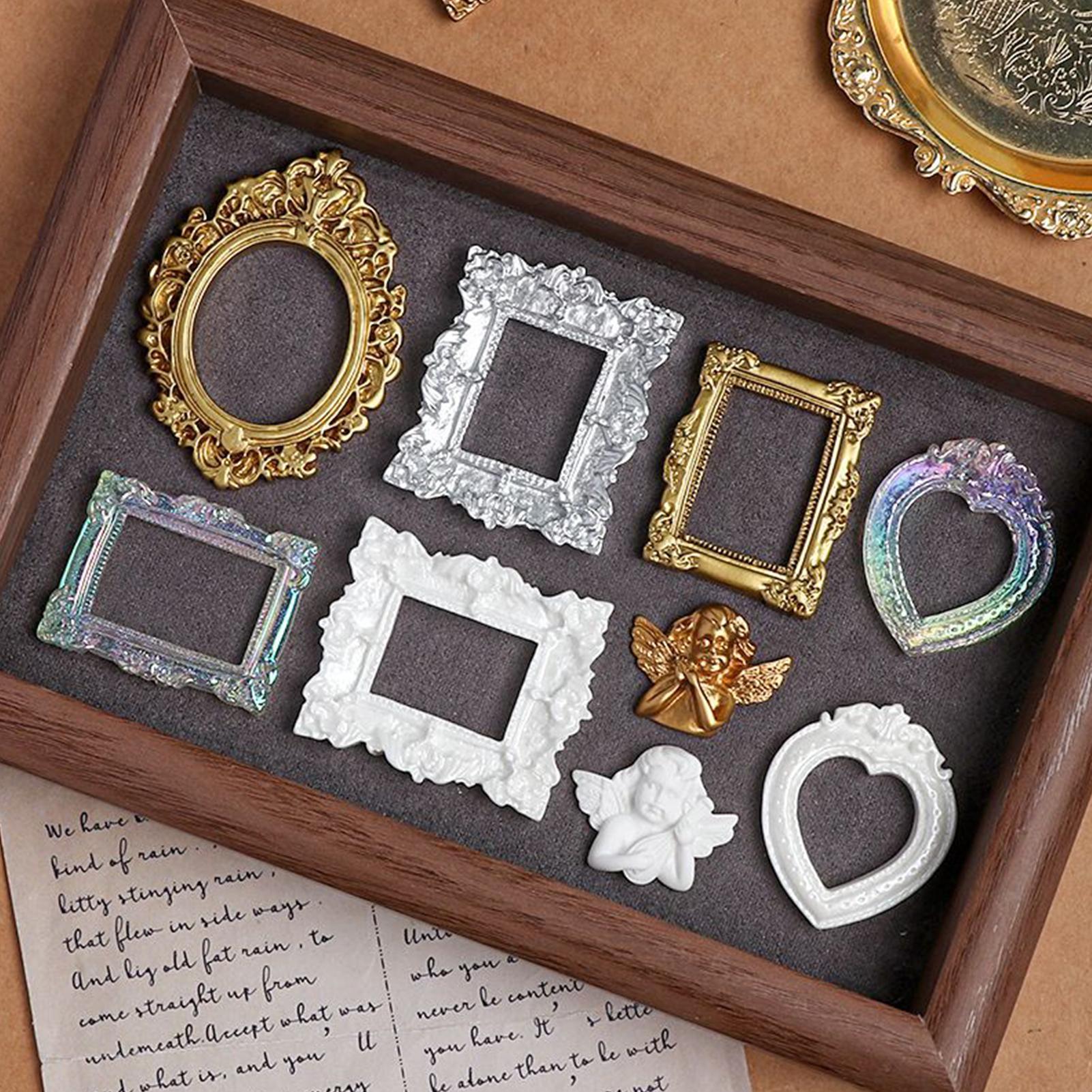 9 Stück Miniatur-Bilderrahmen, – Resin Art For Photo Frame Bewertung und Preis