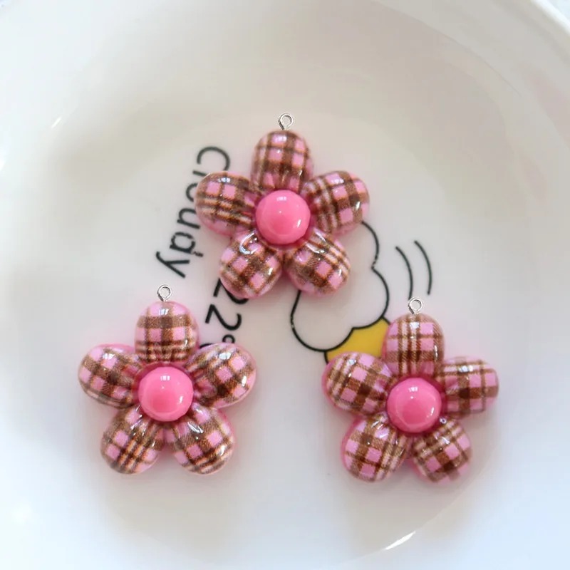 10 Stück süße Blumen-Anhänger  – Resin Art Craft Bewertung und Preis