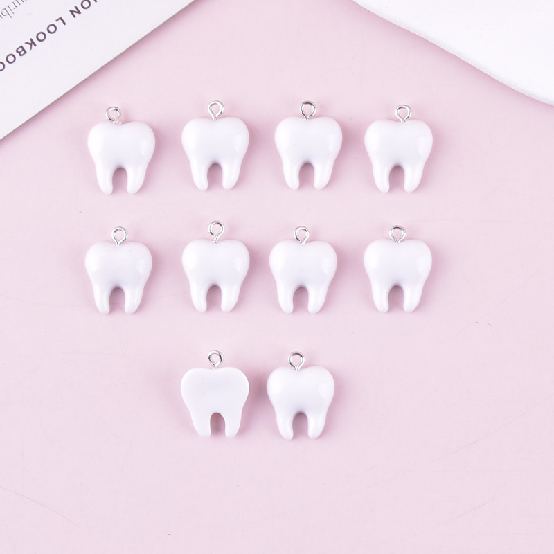 10 Stück niedliche weiße Zähne – Resin Art Diy Kit Bewertung und Preis