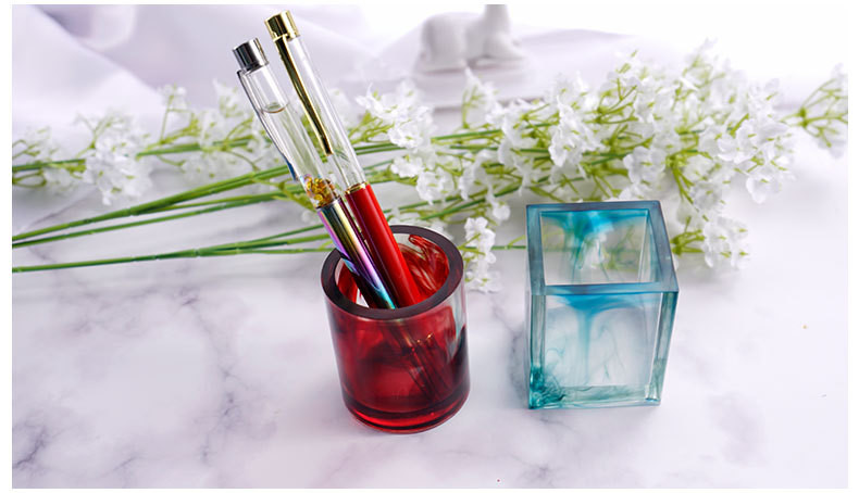 DIY Runde Stift Behälter Asche – Resin Art Equipment Bewertung und Preis