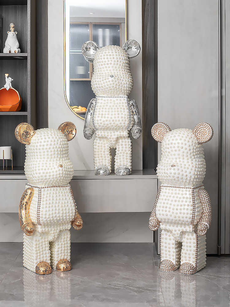 Cartoon Bär Ornament Home Deco – Resin Art In Floor Bewertung und Preis