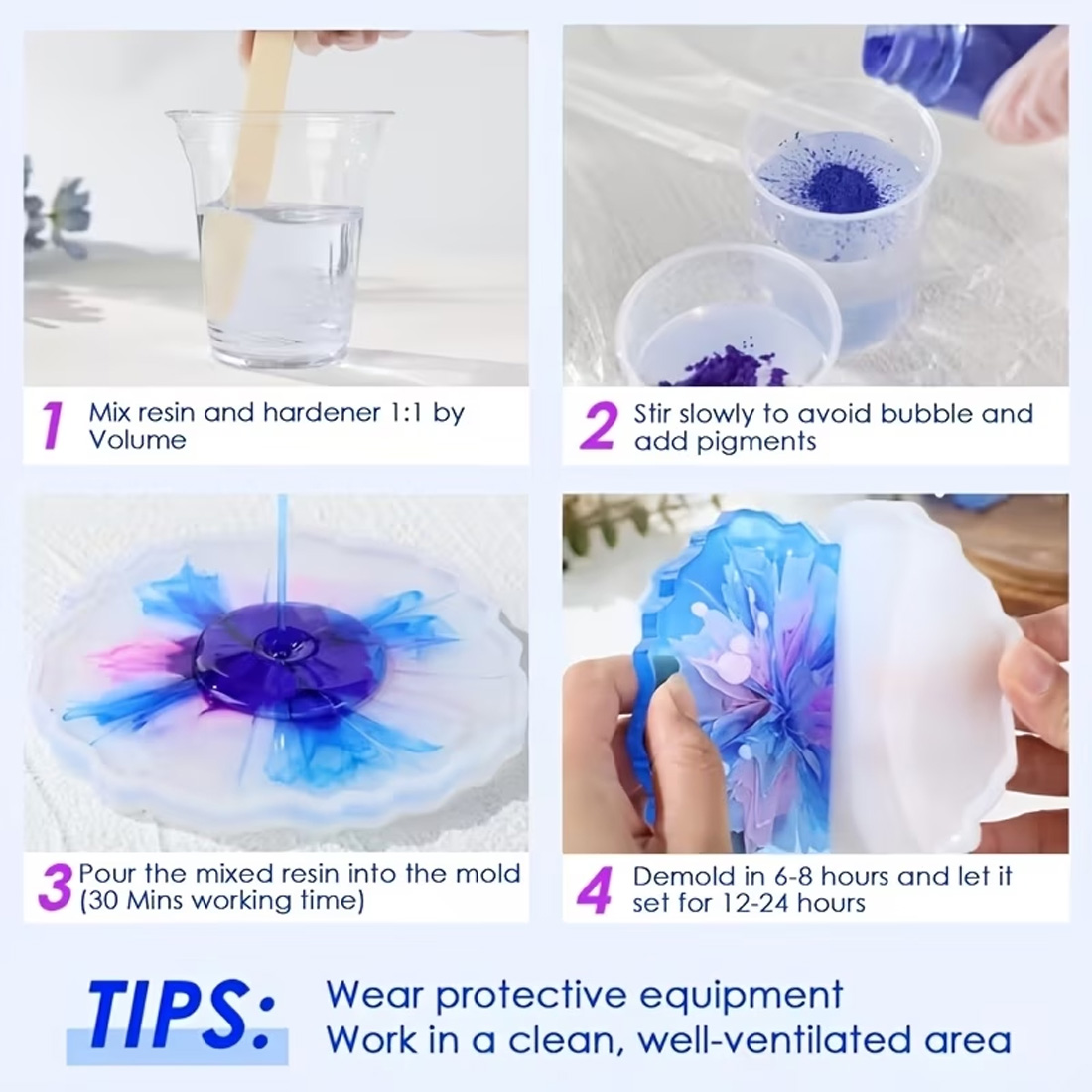 Professionelles AB-Epoxidharz- – Resin Art Ratio Bewertung und Preis