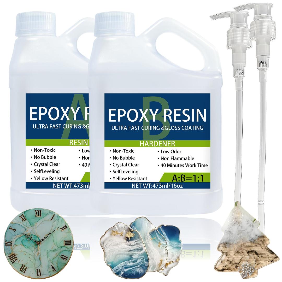 Epoxidharz-Set, 32 Unzen, star – Resin Art Ratio Bewertung und Preis