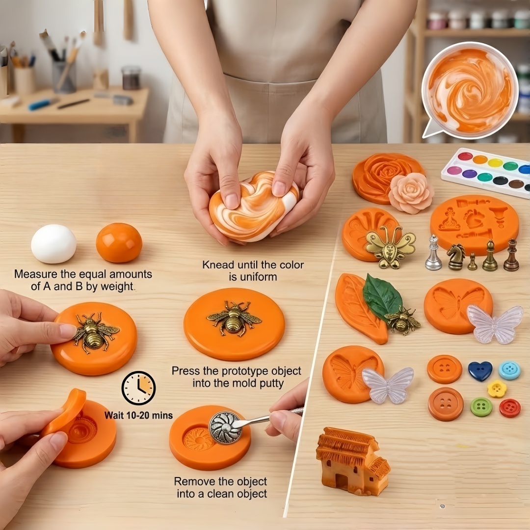 Silikonknetmasse DIY-Bastelset – Resin Art Craft Bewertung und Preis