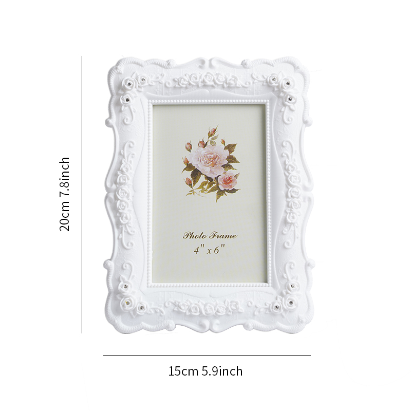 1 Stück, weißer Fotorahmen aus – Resin Art For Photo Frame Bewertung und Preis