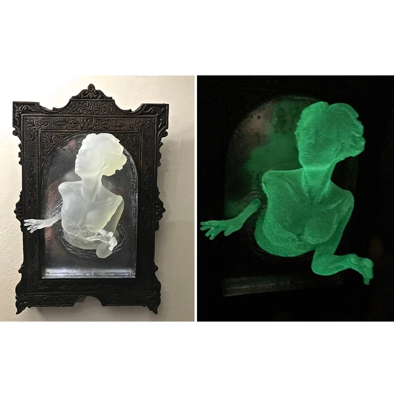 Halloween-Geist in der Spiegel – Resin Art For Photo Frame Bewertung und Preis