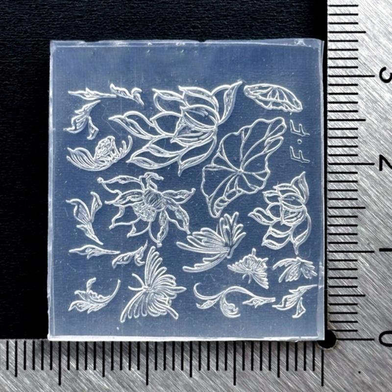31BB Geprägte Silikon-Nagelkun – Resin Art Equipment Bewertung und Preis