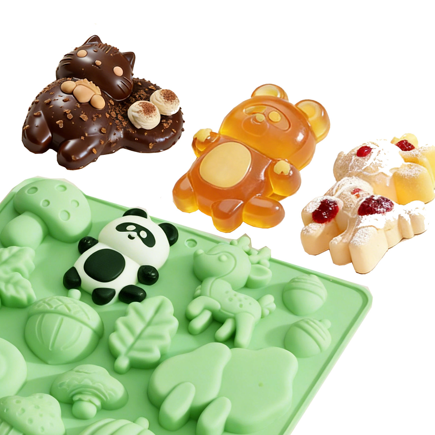1 Silikon-Kuchenform in Tierfo – Resin Art Craft Bewertung und Preis