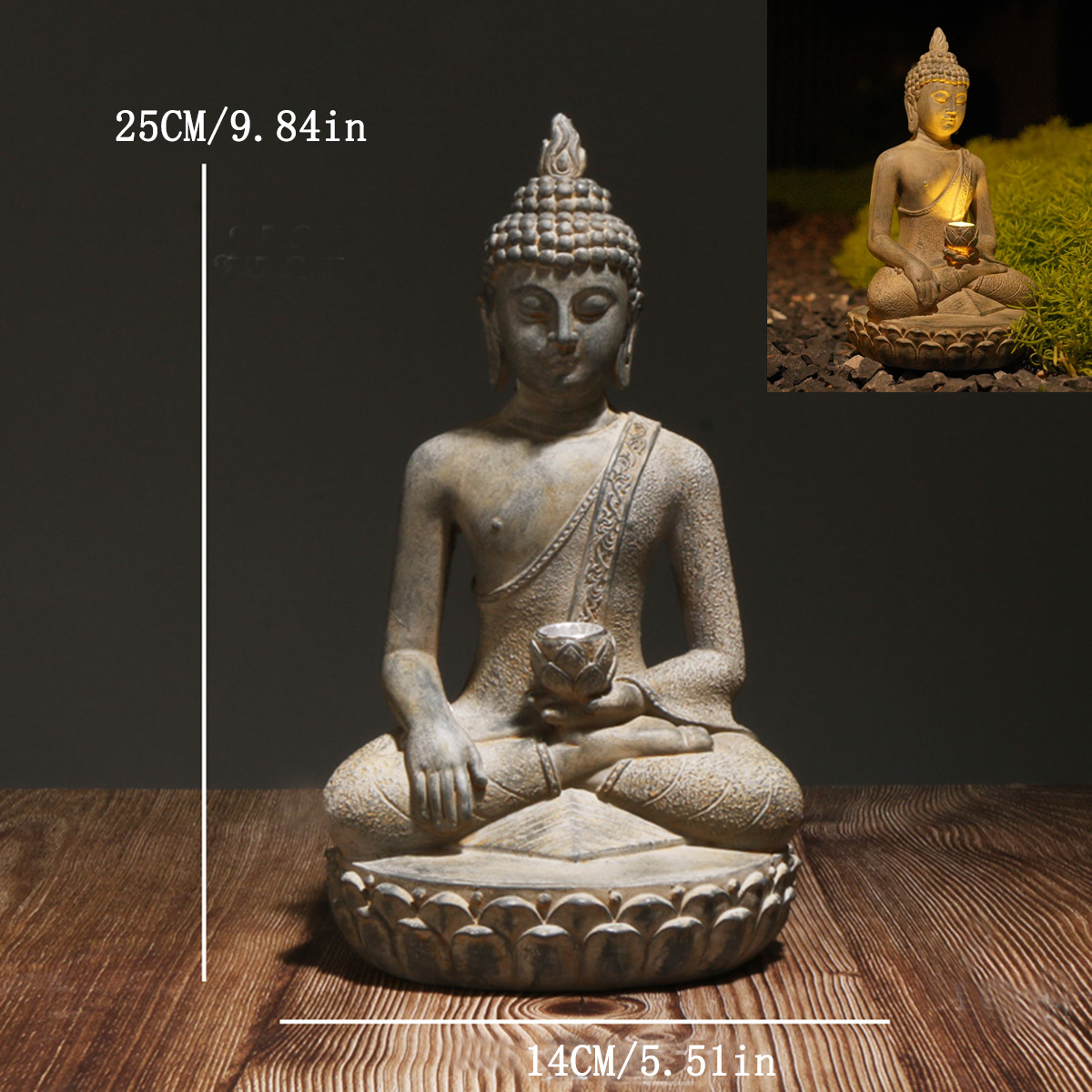 Von Zen inspirierte solarbetri – Resin Art India Bewertung und Preis