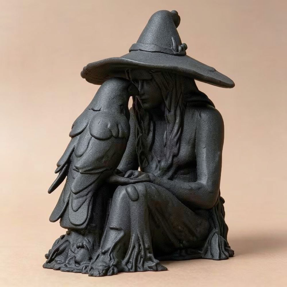 Kreative Hexenstatue, 3D-gedru – Resin Art Unique Ideas Bewertung und Preis