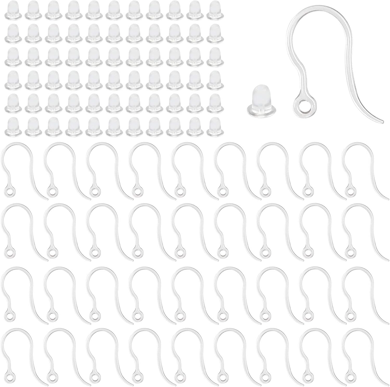 40 Stück durchsichtige Kunstst – Resin Art Earrings Bewertung und Preis
