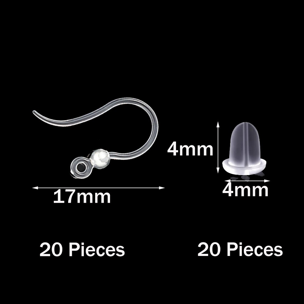 40 Stück durchsichtige Kunstst – Resin Art Earrings Bewertung und Preis