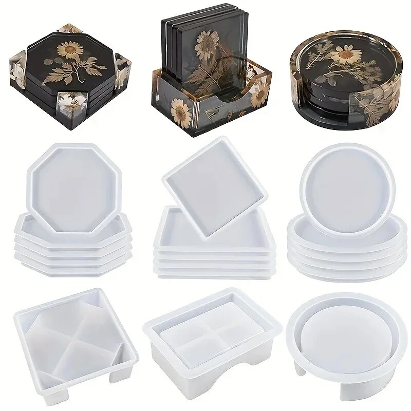 Untersetzer-Harz-Formen-Set, b – Resin Art Equipment Bewertung und Preis