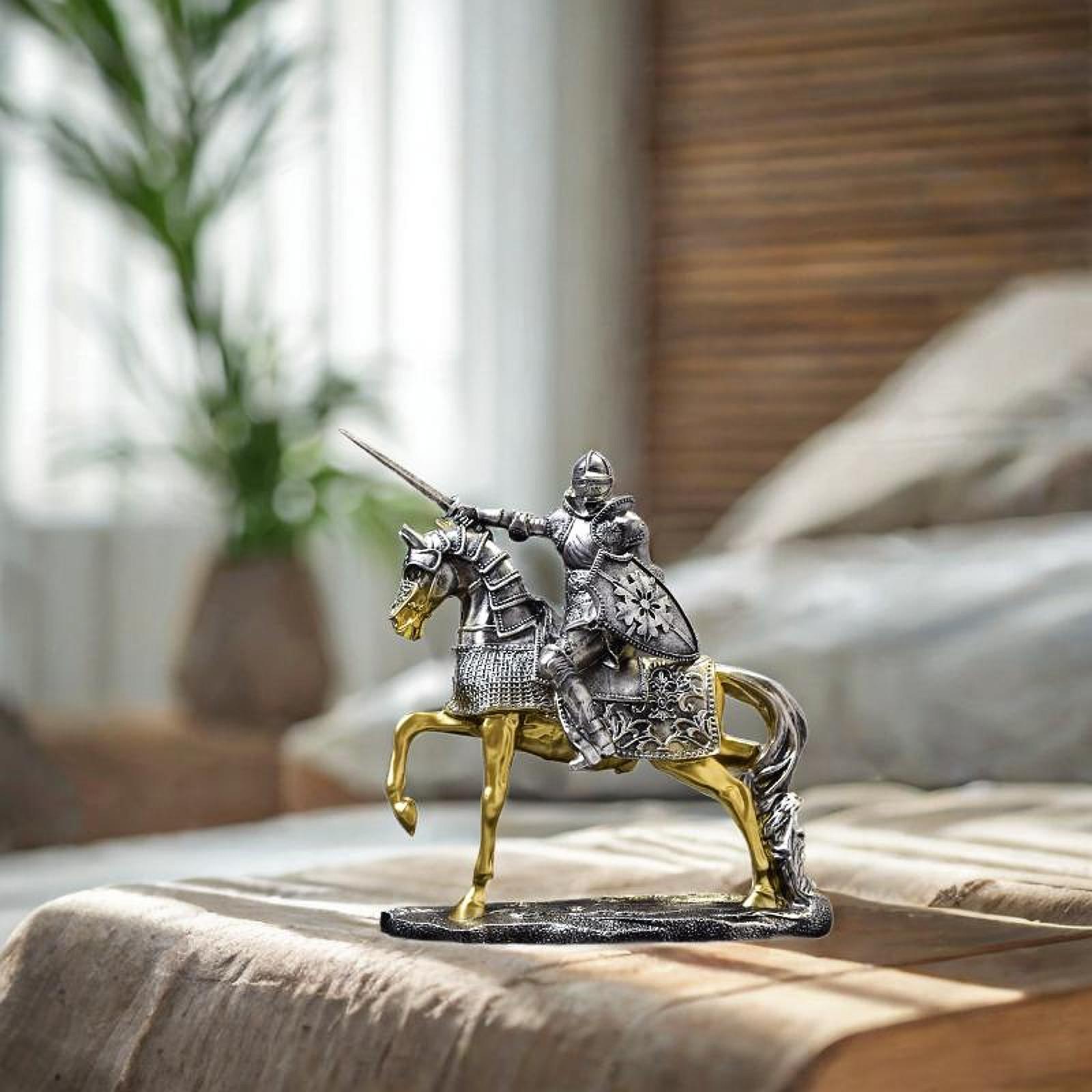 Ritterpferd-Statue, Retro-Kuns – Resin Art Table Top Bewertung und Preis