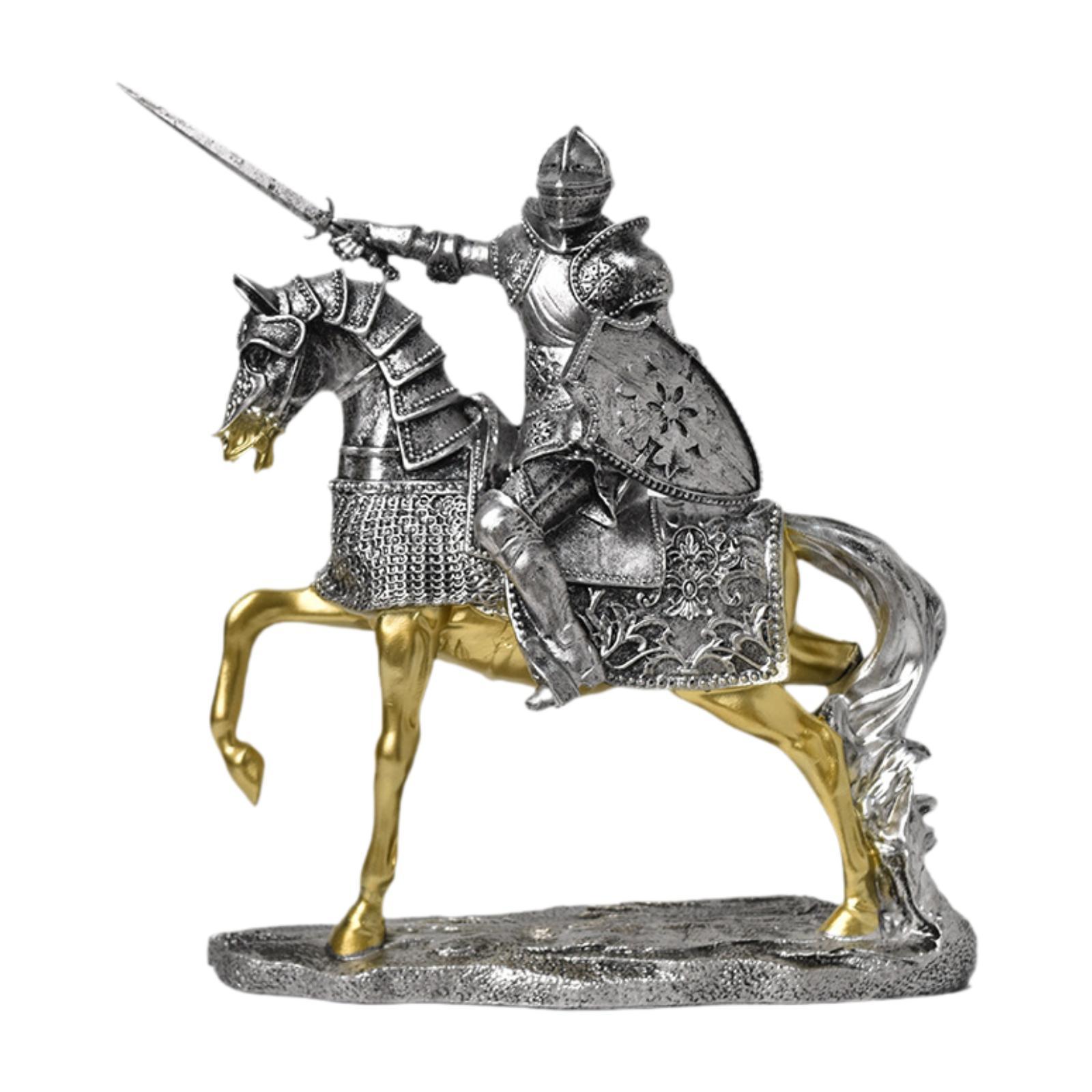 Ritterpferd-Statue, Retro-Kuns – Resin Art Table Top Bewertung und Preis